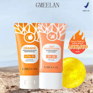 【BPOM】GMEELAN 24k Gold Body Whitening Soap 100g/Gmeelan gluta whitening30g/Orange Exfoliating Gel 50g 3PCS