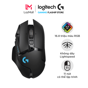 Chuột game không dây Lightspeed Logitech G502 - RGB Lightsync 11 nút lập trình cuộn Hyperfast