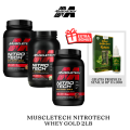 Muscletech Nitrotech Whey Gold 2.2lb Whey Protein Isolate - Muscletech Whey Protein Isolate 2Lb | Susu Fitness. 