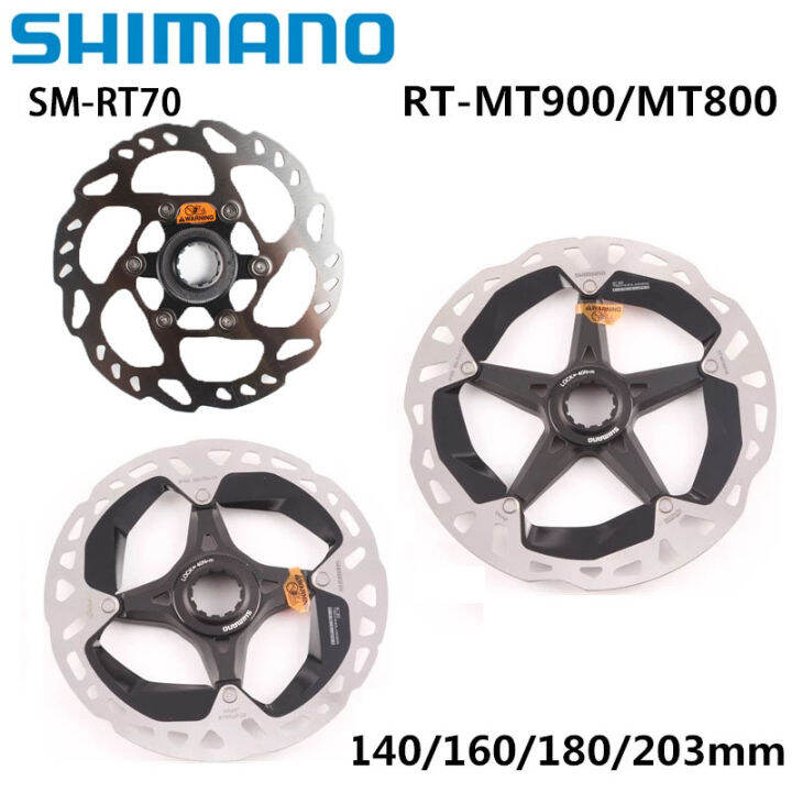 1PCS Shimano XTR DEORE XT SLX RT-MT900 RT-MT800 RT70 RT900 Hydraulic Brake  Disc Rotor Center Lock 140mm 160mm 180mm 203mm Ice Technology For Mountain  Bike Road Bike Disc Rotor Bicycle Accessories 