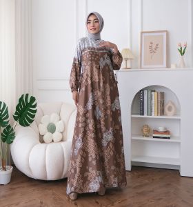 AISYAH GAMIS - DRESS MUSLIM RANIA SILK MEWAH