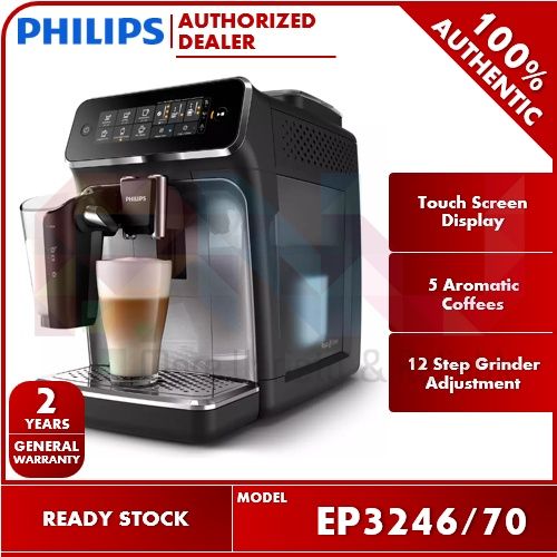 Philips Fully Automatic Espresso Coffee Machine EP3246 (EP3246/70