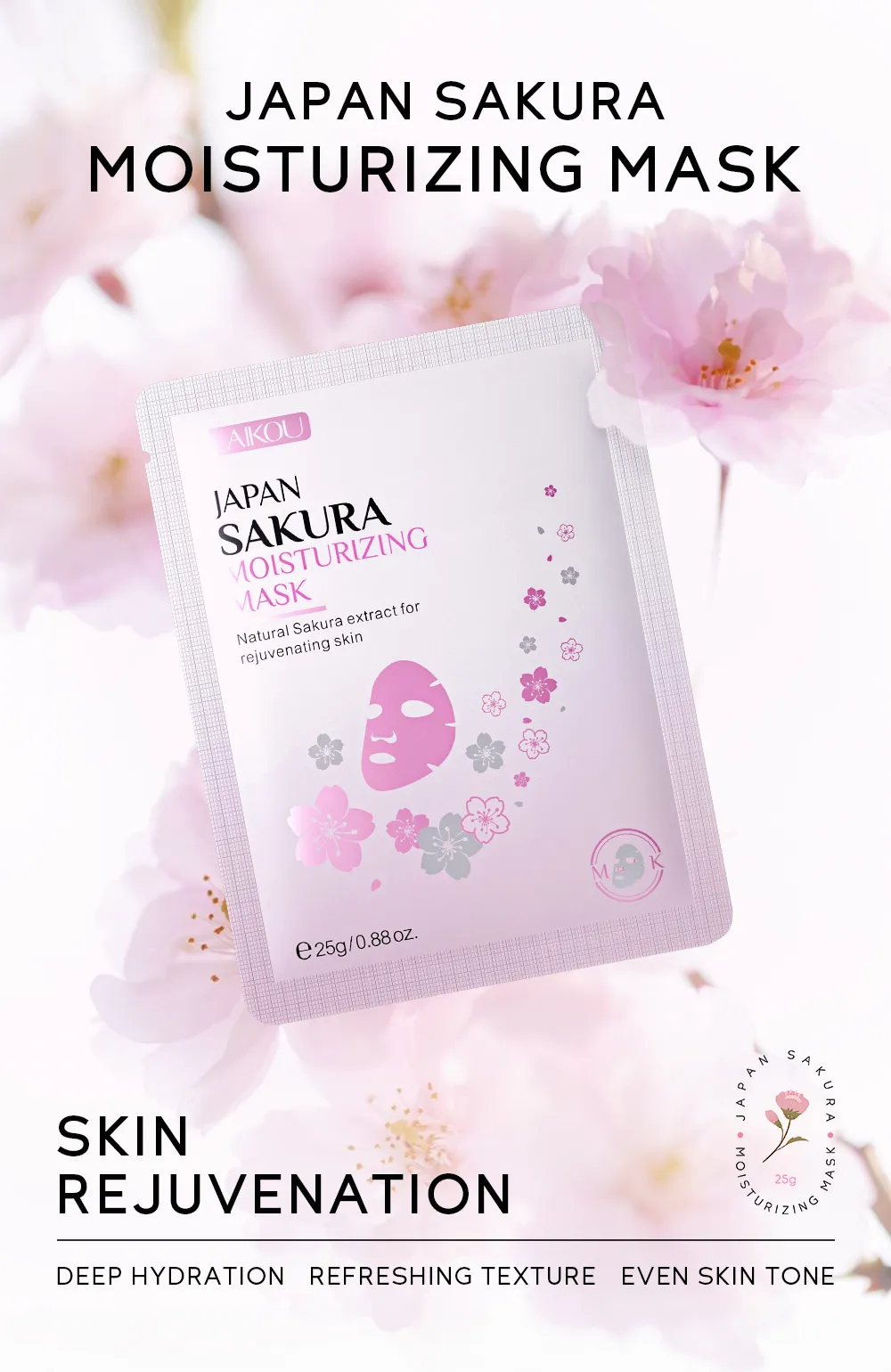 Laikou Sakura Moisturizing Sheet Mask - 25G