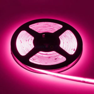 DC 12V 8mm High Brightness COB LED Strip Light 320LEDs/M High Density Flexible Strip Light Color Blue Red Green Pink Ra90 Backlight Neon Lights for Room Decor