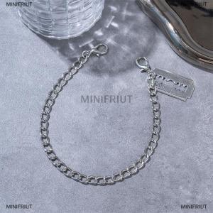 [COD] MINIFRIUT Gothic Punk Boot Shoe Decor Chain Easy-Release Buckle Mechanism Ideal DIY Shoe Accessory