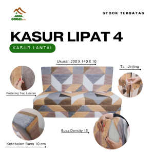KASUR LIPAT BUSA DENSITY 16 ORIGINAL | UKURAN 200 x 140 cm TEBAL 10 CM | GARANSI 5 TAHUN