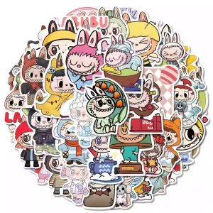 Sticker Labubu Comel Kartun Hiasan DIY Pelekat Buku Nota Dekorasi Pelbagai Corak 80Pcs Labubu Stickers Cute Cartoon Decorative Small Pattern DIY Handbook Zimomo 拉布布贴纸可爱卡通贴画Labubu特装饰小图案diy手账 A428