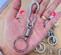 Key Holder Key chain Stainless Steel Gourd Buckle Carabiner Keychain Anti-Lost Retractable Buckle. 