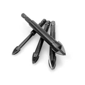 Ready Stock: 3-7mm Mata Bor Triangle Drill Bit Set 5 Pieces Untuk Beton Keramik Ceramic Granit Kayu