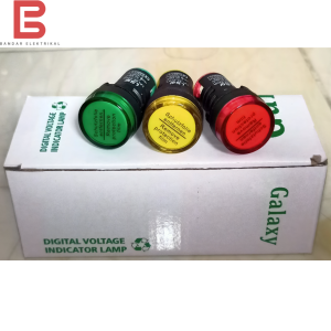 Pilot Lamp 220V AC 22mm / Lampu Indikator Panel 220VAC Merah / Kuning / Hijau