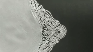 Wedding Handkerchief Flower Edge Cotton Lady Handkerchief for Bridal Wedding Party Portable Towel Napkin Hankies Girl