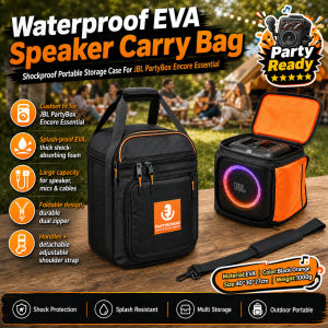 Travel Carrying Case Large Capacity Portable with Adjustable Strap Accessories for PartyBox Encore Essential [UEB Vodool]