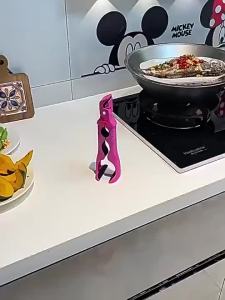 ⚡SG Stock⚡2PCS New 3IN1 Anti Slip Clip With Bottle Opener Heat-Resistant Bowl Plate Grippers Food-grade Cooking Tweezers For Kitchen Tools