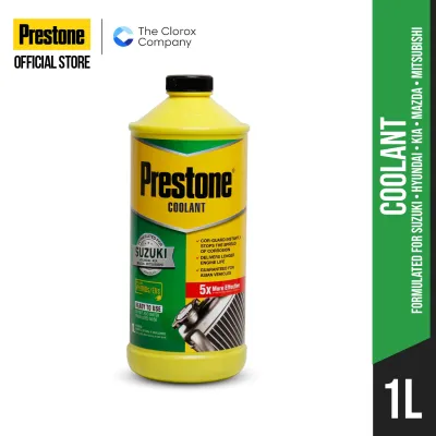 PRESTONE Ready-to-Use Radiator Coolant GREEN 1L for Asian Car. Prevents overheating rust & corrosion w/ COR-GUARD