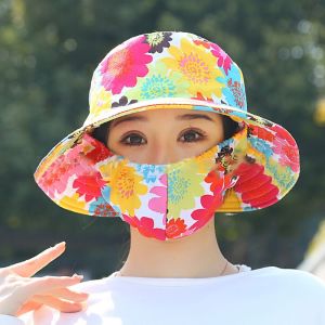 ANANAA Wide Brim Sun Protection Hat Anti-uv Protect Face Neck Sunscreen Cap Dust-proof Shawl Fisherman Hat Agricultural Work