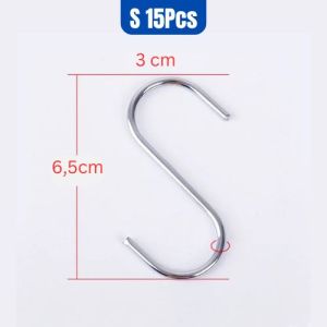 Gantungan Hook S Stainless Steel Hanger Multifungsi