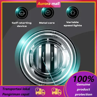 Karate Hand-Strike Trainer Spinball Self-starting LED Gyroscope Ball Hand Grip Ball Wrist Power Strengthen Stress Relief Wrist Power Gyro Ball