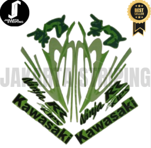 STIKER STRIPING STANDART MOTOR KAWASAKI NINJA SS 2011 TERMURAH