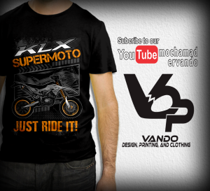KAOS MOTOR KAWASAKI KLX JUST RIDE IT - KAOS DISTRO PRIA WANITA - KAOS PENDEK KATUN MURAH - KAOS CUSTOM