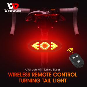 Đèn Led Xe Đạp Đèn Báo Rẽ 5 Chế Độ WEST BIKING-INTL