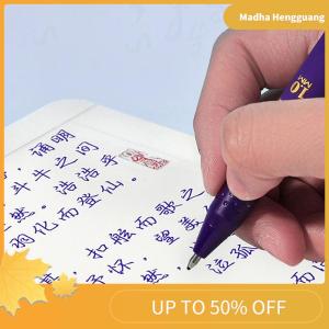 Madha 1 PCS Purple Ink Gel Pens 0.7mm 1.0mm For Writing Large Capacity Refill Office Supplies Back To Sochool