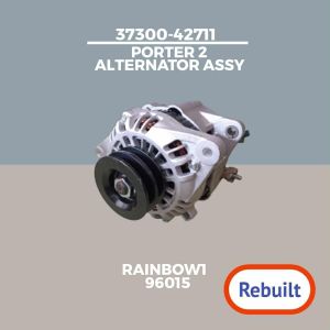 37300-42711 ALTERNATOR ASSY FOR HYUNDAI PORTER 2 (REBUILT) PART #: 37300-42711: 3730042711