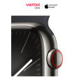 Đồng hồ thông minh Apple Watch Series 9 Viền thép Cellular 45mm Sport Band S/M Chính hãng [Viettel Store]. 