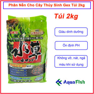 Phân nền thủy sinh Gex túi 2kg (xuất xứ Nhật Bản không làm đục nước)