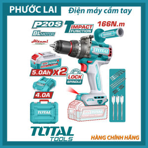 Máy khoan búa dùng pin 20V 166Nm Total TIDLI201668