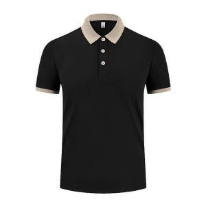 Summer Breathable Polo Shirt MenS Workwear Casual Daily MenS Clothing Polo For Men Formal Wear