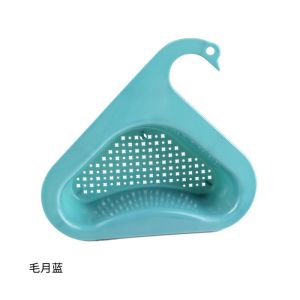 ตะกร้ากรองเศษอาหาร ตะกร้าระบายน้ำ ที่กรองเศษอาหาร ตะกร้าล้างผัก ตะกร้าสามเหลี่ยม กระชอน ใช้สะดวกและง่าย จากไทย/พร้อมส่ง