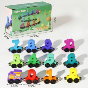 Bộ tàu hỏa nam châm Montessori – Đồ chơi lắp ghép chữ cái số trái cây cho bé mới nhất 2025