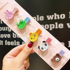 SÉT 5 CHIẾC KẸP TÓC BỌC VẢI ÊM MỀM CHO TRẺ NHỎ SIÊU ĐÁNG YÊU-JADO SHOP