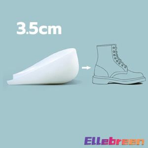 Inner heightening insoles Invisible Shoes Insert Elasticity Heel Cup Invisible Pad Cushion 2.5 3.5cm