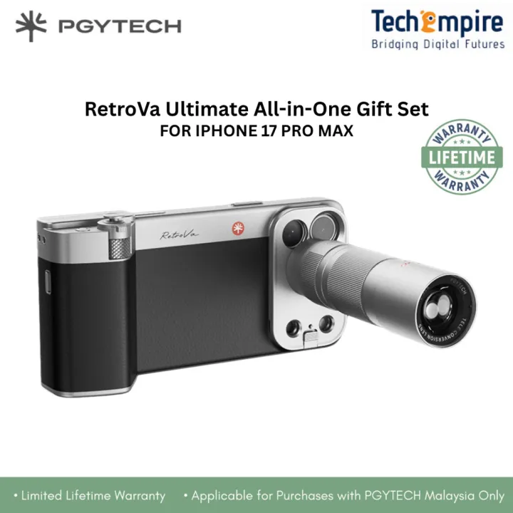PGYTECH RetroVa Grip Kit For iPhone 17 Pro / 17Pro Max