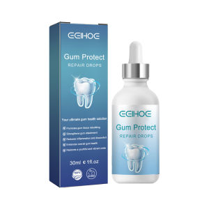 Thuốc nhỏ giọt serum phục hồi nướu tác dụng nhanh giúp giảm viêm nha chu và đau nha chu hiệu quả bảo vệ nướu và giảm các khoảng trống đen do tụt nướu gây ra.