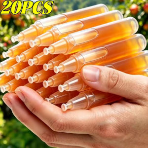 20Pcs Fruit Fly Trap Refill Bait Hanging Catcher Safe Strong Attractant for Kitchen Garden Fruit Tree