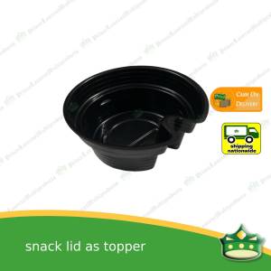 [50 pcs] snack lid topper insert cup topper for combo meal 2in1 fries and drink dimsum topper fishballs topper meatballs topper or any snack combo with beverage