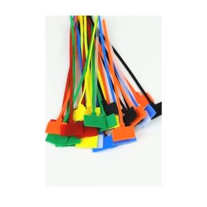 Set 100 Dây Rút nylon Kèm Thẻ Nhựa Đánh Dấu Tự Khóa Dây Cáp-GIOVA