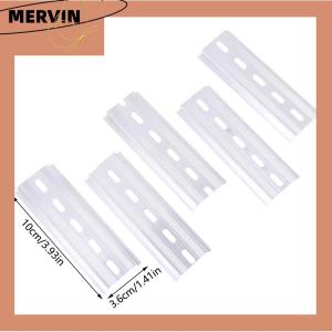 [MERVIN]💖[HOT SALE]🎈🎈 5PCS Iron DIN Universal Rail Width 35MM Length 10 20 30 50CM Terminal Block Electrical Slotting DIN Rail