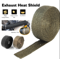 5M Auto Exhaust Pipe Wrap Heat Insulation Tapethermal wrap for motorcycle exhaust pipe elbows. 