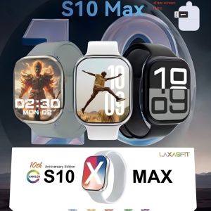 S10 Series 10 NFC Bluetooth Voice Smartwatch Smart Watch 2.29 Inch HD AMOLED Screen 100+ Sports Modes Men Women Android