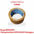 Lakban Plastik OPP Tape 45 mm x 60 Yard Gold Pack Bening - Coklat 2" / Perekat Solatip Goldpack Lebar 2 Inch Panjang 55 Meter Lingkar / Core Biru. 