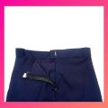 FH033 - SKIRT PENDEK BIRU COTTON. 