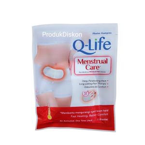 Q Life Menstrual Care Patch Pain Relief Plester Kompres
