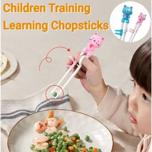 [Ready Stock+COD]  Cute Chopsticks Correct Usage New Children Learn Chopsticks Eating Training Cartoon for Child