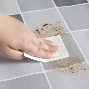 วอลล์เปเปอร์ห้องน้ํากาวตนเองติดโรคราน้ําค้างและน้ํามันสติกเกอร์กระเบื้องห้องครัวป้องกันความชื้นและกันน้ํา