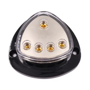 Car audio modification power amplifier power cable ground wire hub one-to-four splitter