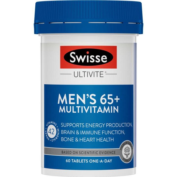 Swisse Mens Multivitamin 65+ 60 Tablets