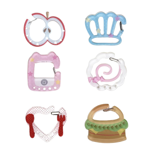 Portable Acrylic Pendant Handbook Decoration Keychain Charm Ita Bag Buckle Backpack Accessories for Everyday Use